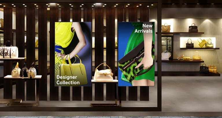 Deliver promotional messaging vividly with excellent visibility