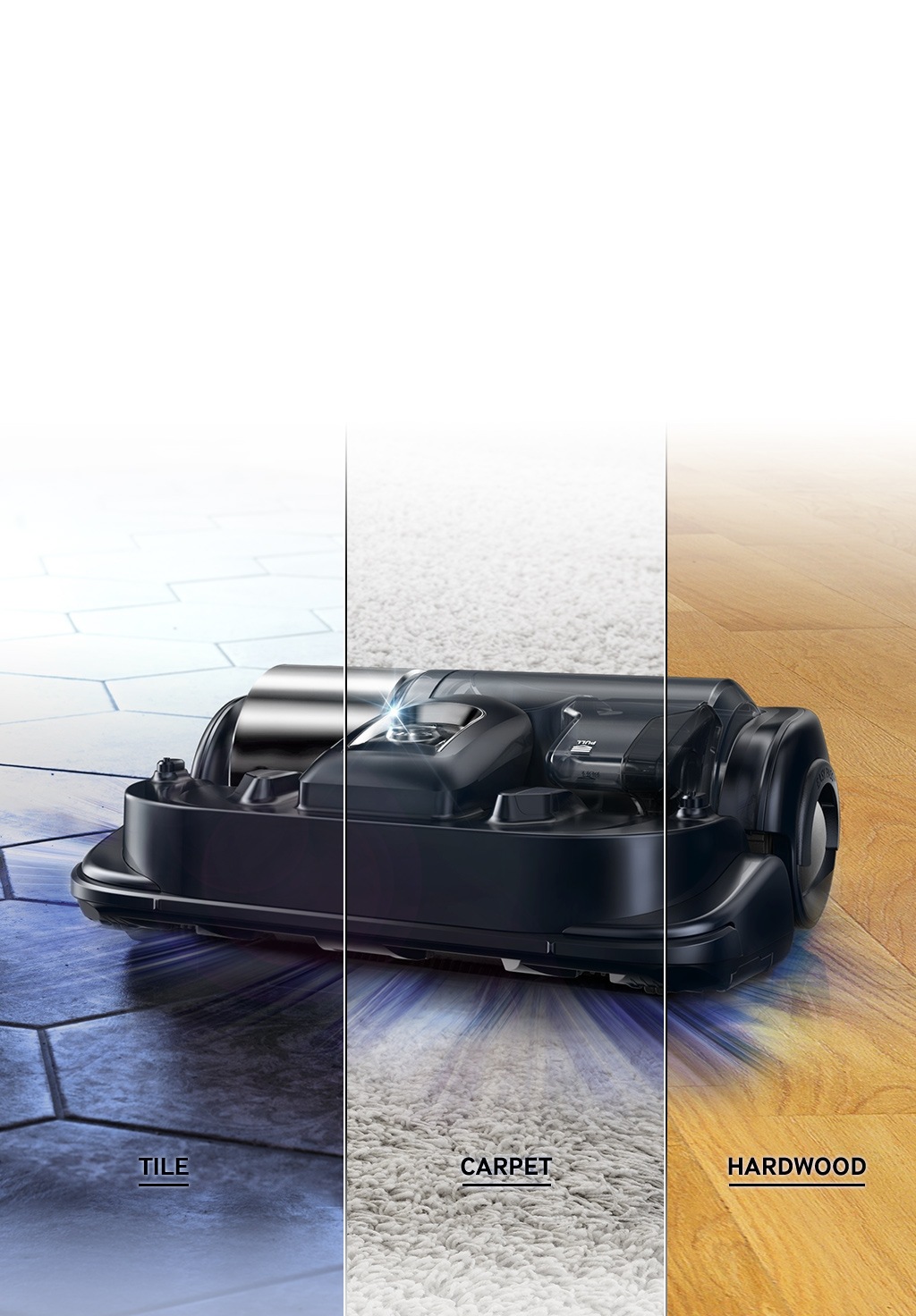 Samsung POWERbot VR7200 ロボット掃除機本体 VR20R7250WC, POWERbot™ z zaawansowanym systemem nawigacji