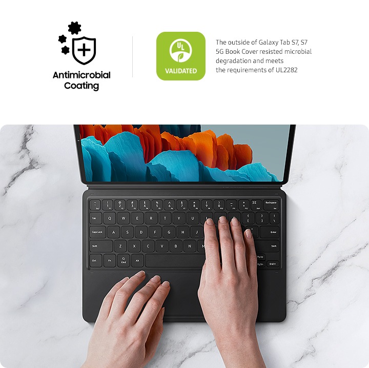 Galaxy Tab S7 Tablet Keyboard Cover | Samsung Business UK
