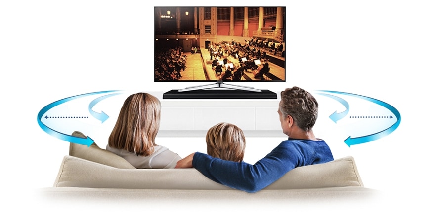 Enhanced surround sound from a wider range of listening positions