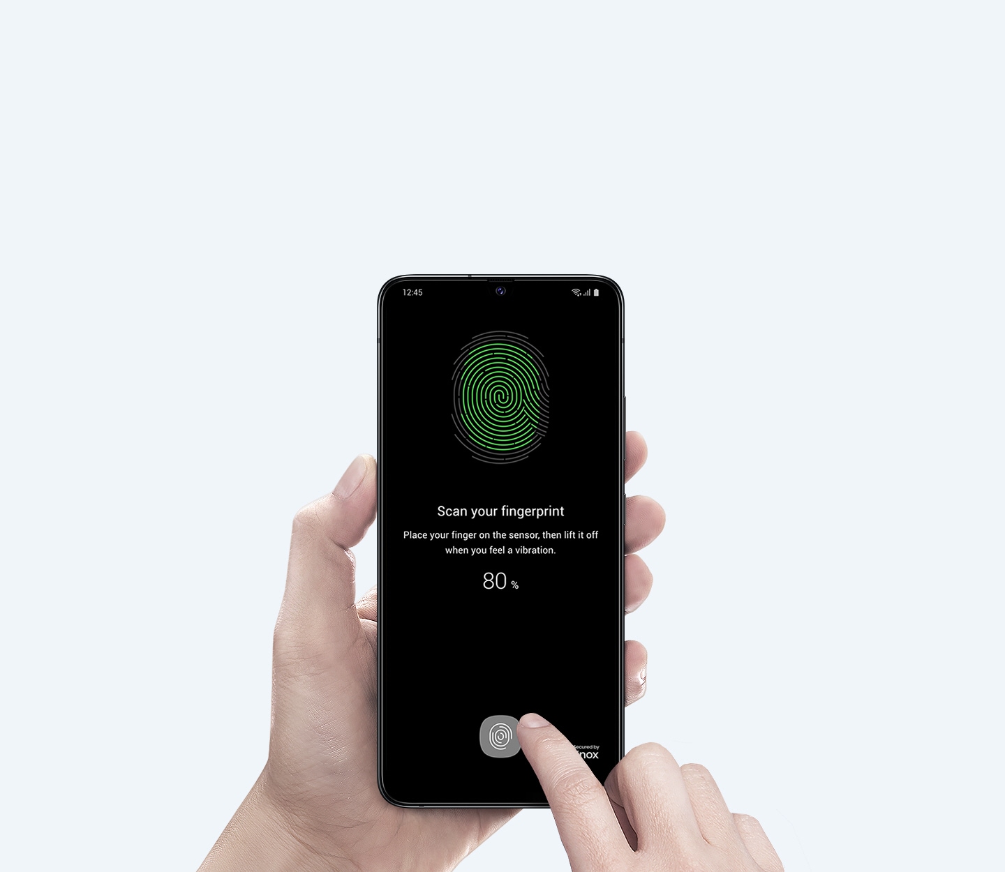 Tap and go with your fingerprint