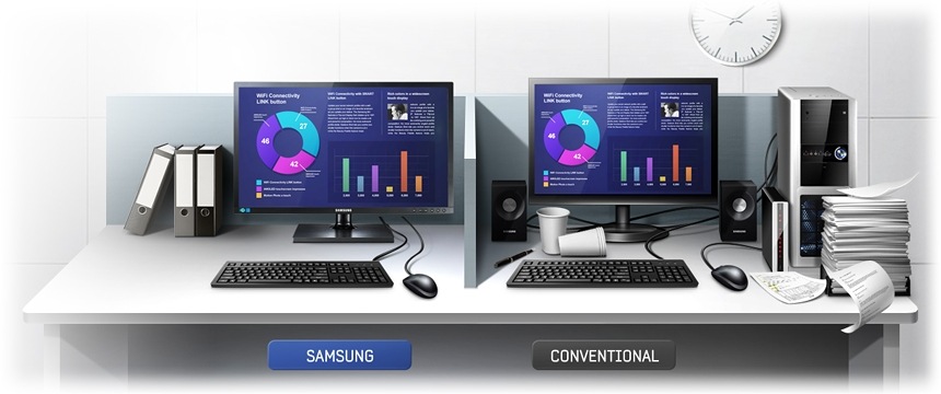 Decrease Clutter with Space-efficient Cloud Displays
