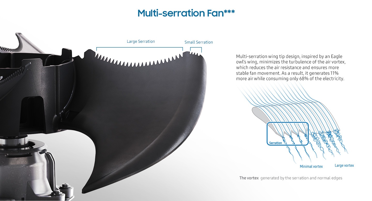 Uses less refrigerant due to slimmer liquid line