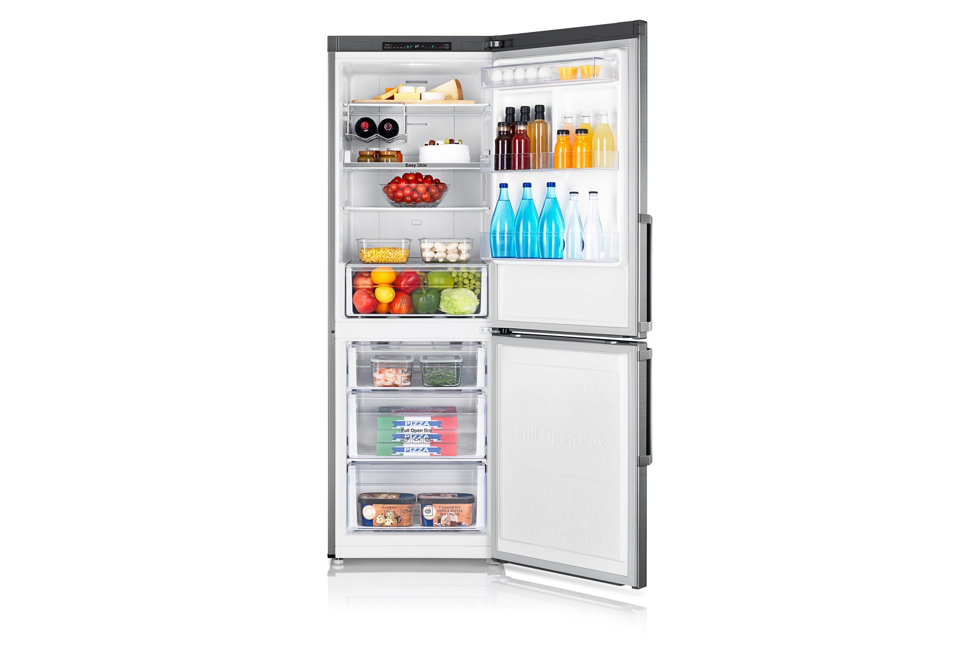 Frost Free Fridge Freezer with 10 Year Warranty Graphite Samsung UK