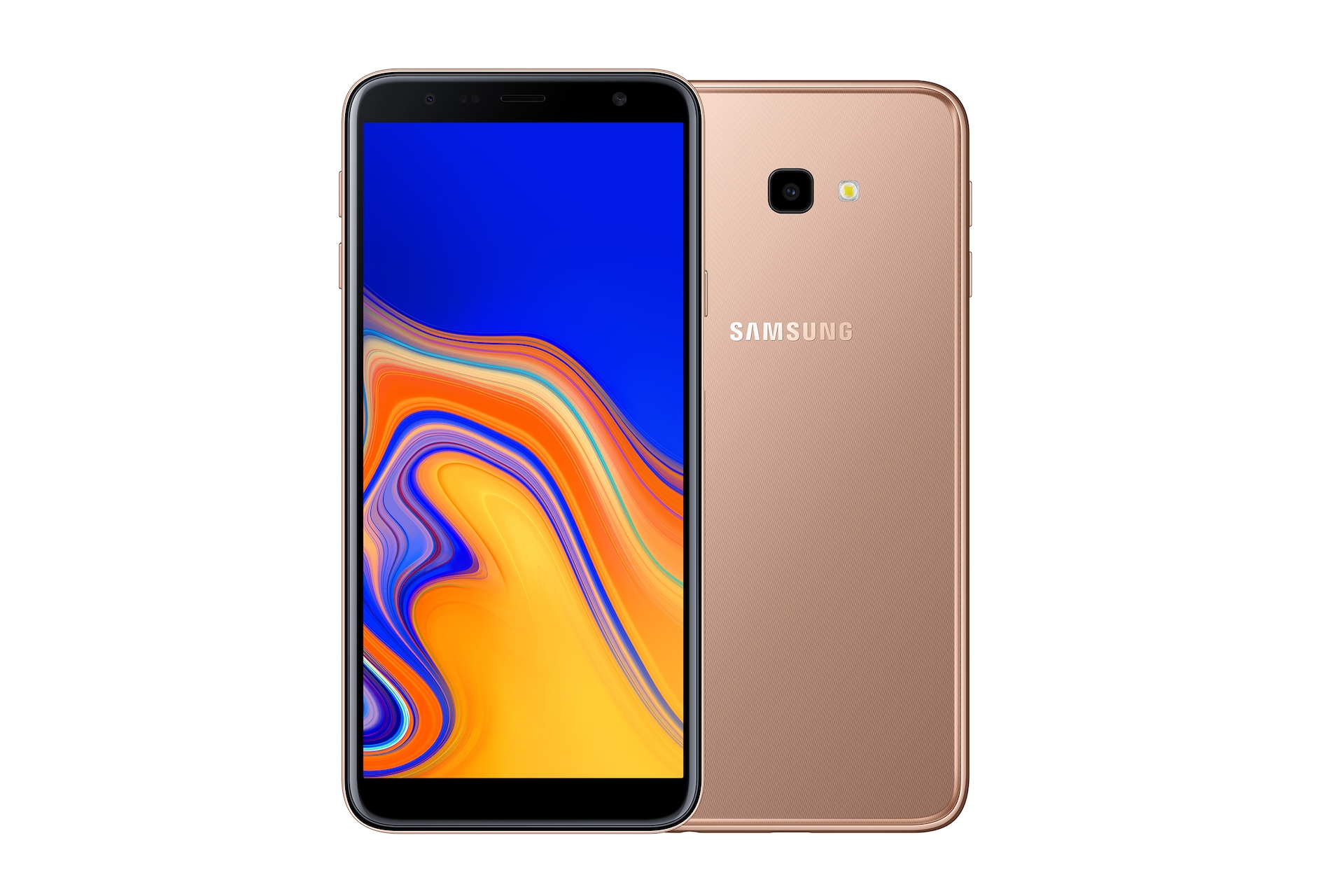 Samsung galaxy j4 plus dual gold on sale