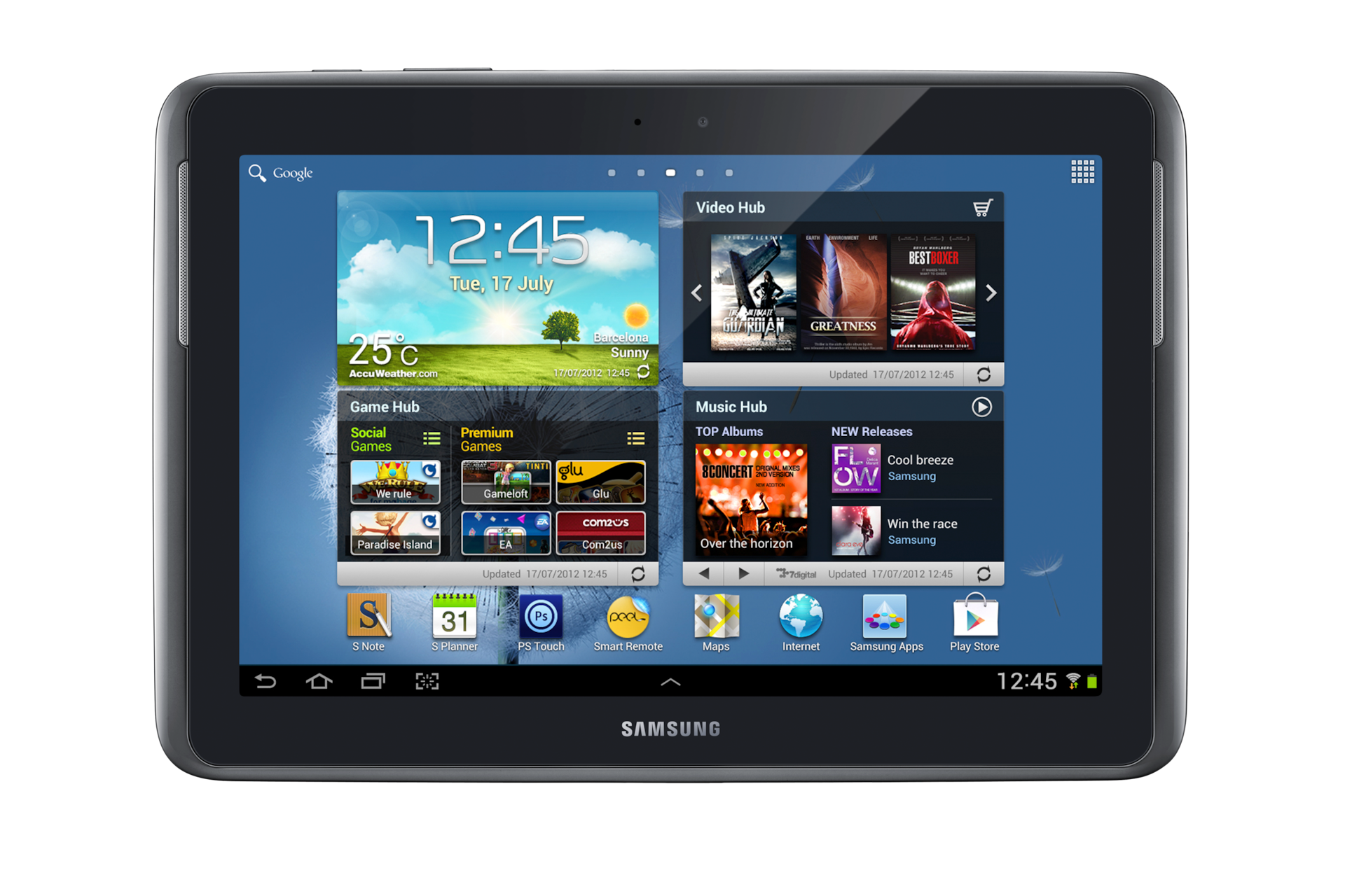 Samsung Galaxy Note 10.1 N8000 Themes Videos
