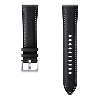 Galaxy Watch3 Stich Leather Strap mm Samsung Uk