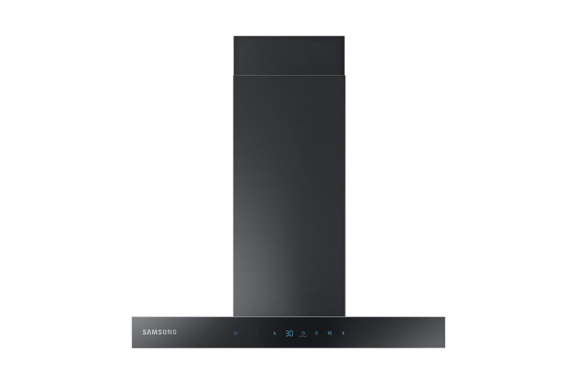 Wall Mount Cooker Hood with Auto Connectivity Black Samsung UK