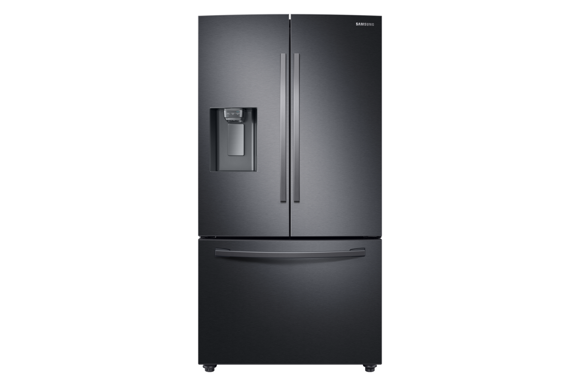 Samsung RF23R62E3B1 Freestanding 75/25 American Fridge Freezer, Black Beauty