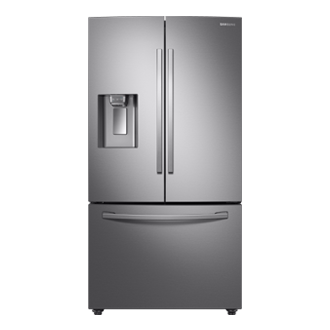 Samsung RF23R62E3B1 Freestanding 75/25 American Fridge Freezer, Black Beauty