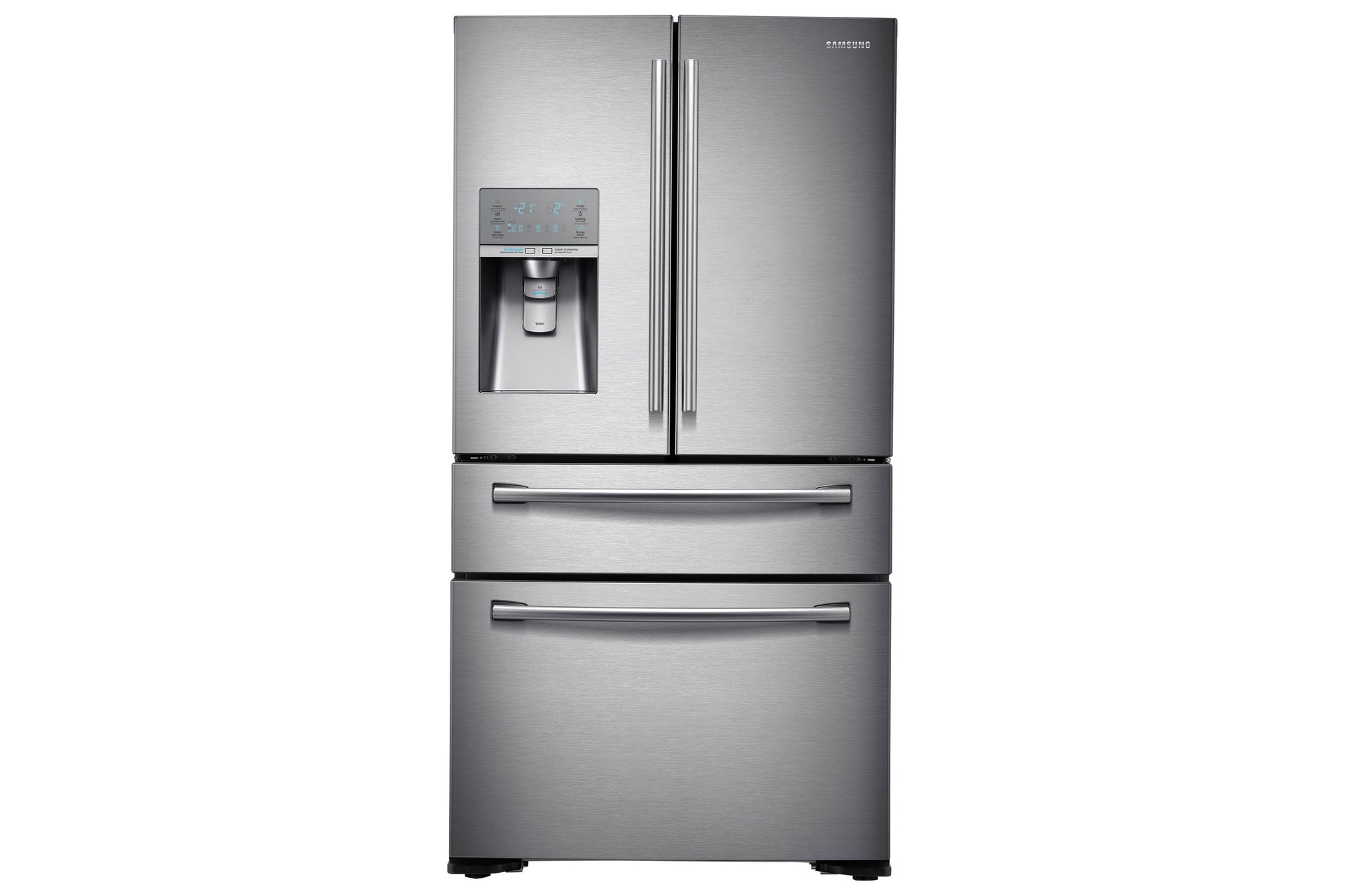 Samsung double door fridge with deals dispenser