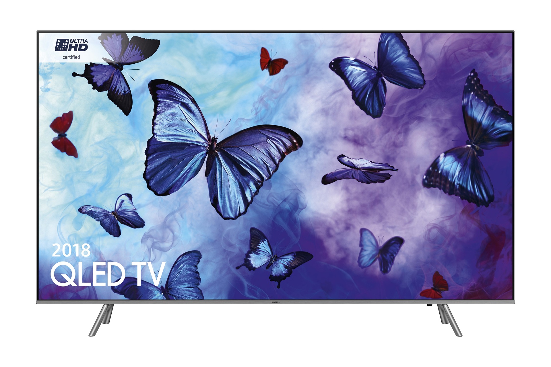  Samsung QN65Q6FN Flat 65 QLED 4K UHD 6 Series Smart TV 2018 :  Electrónica