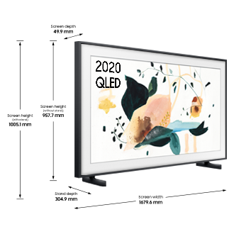 75 The Frame Art Mode Qled 4k Hdr Smart Tv Qe75ls03tauxxu Samsung Uk