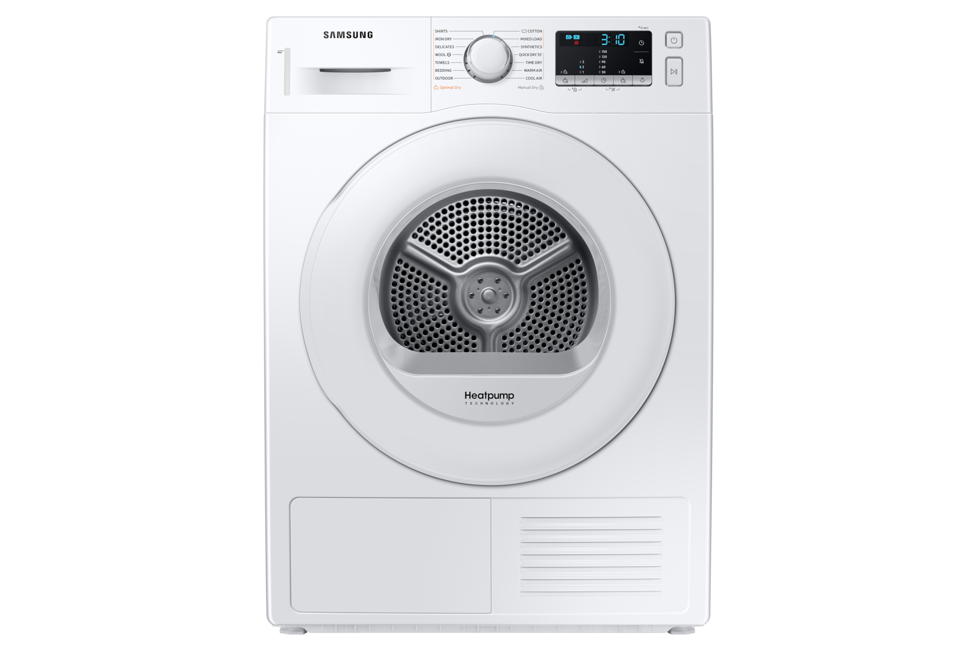 Samsung DV80TA020TE secadora Independiente Carga frontal 8 kg A++ Blanco