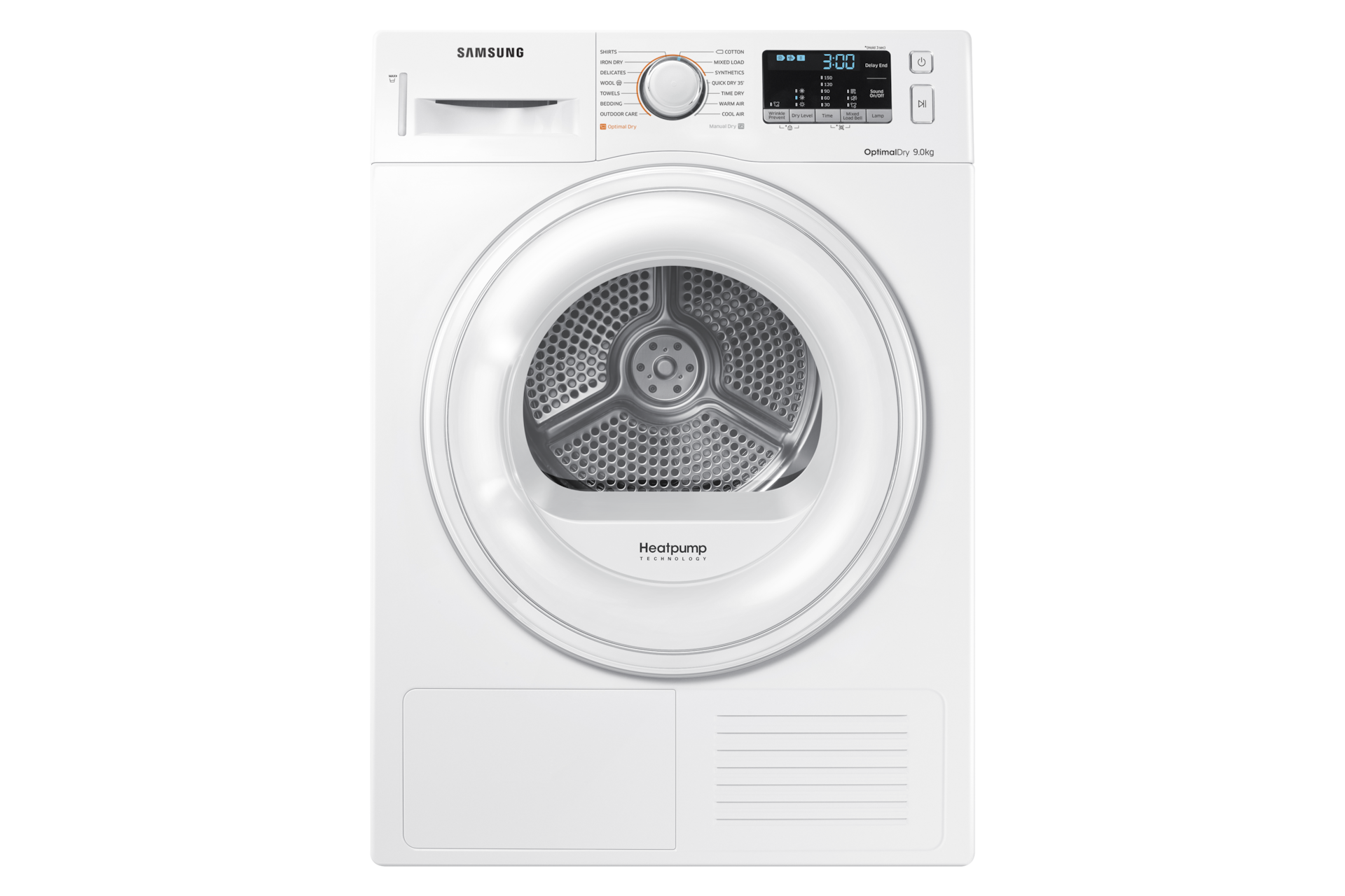 How do I use the dryer on my Samsung washer dryer?