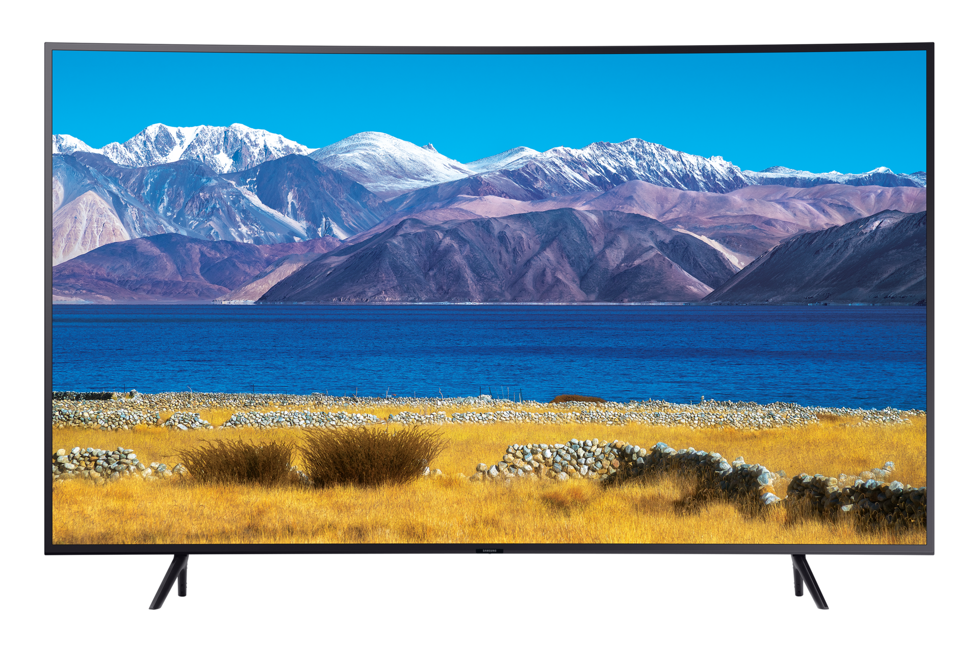 SAMSUNG 55-Inch Class Crystal UHD TU8300 Series - 4K UHD Curved Smart TV  With Alexa Built-in (UN55TU8300FXZA)