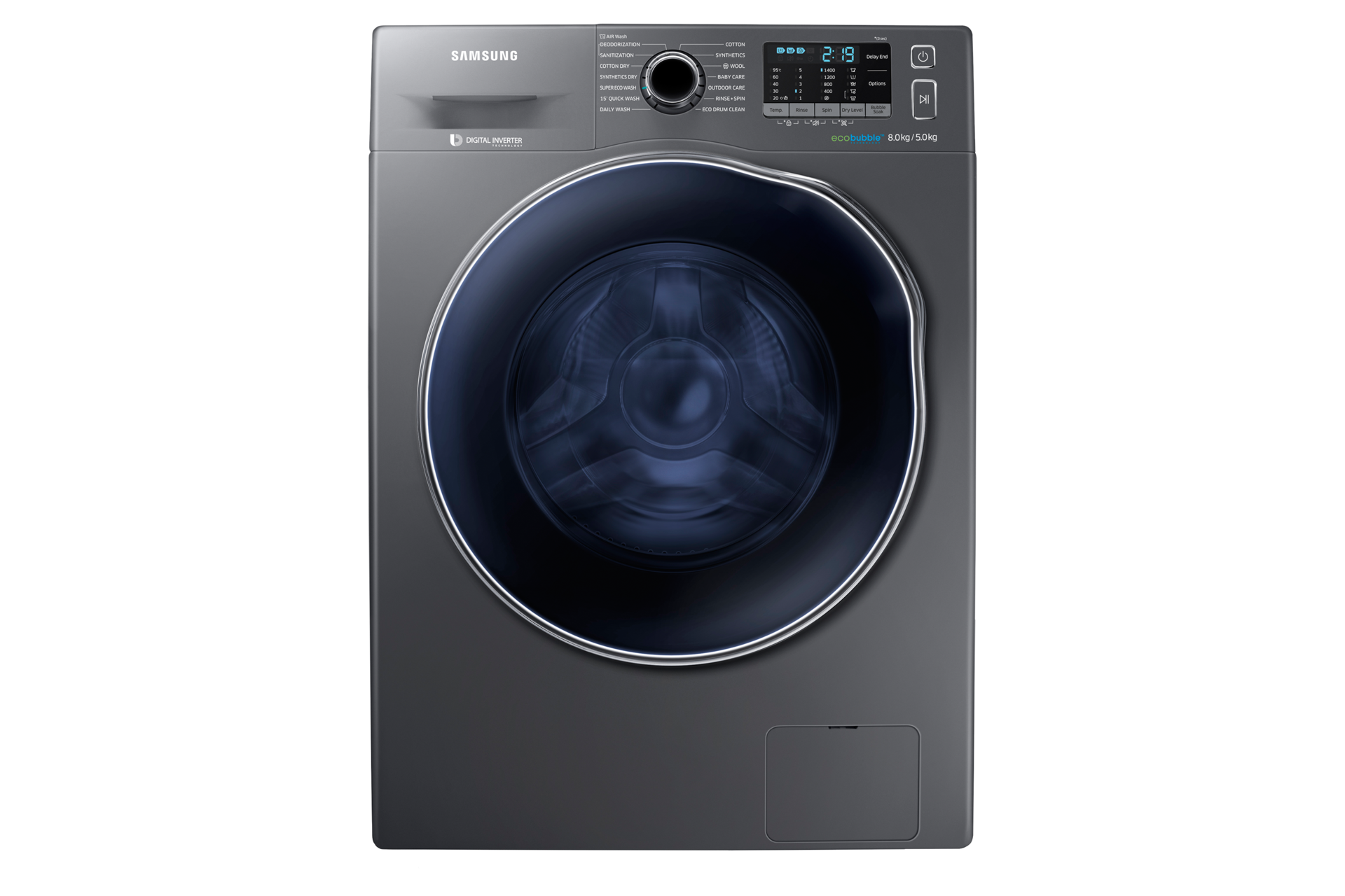 WD5500 Washer Dryer with ecobubble™, 8k | Samsung Support UK