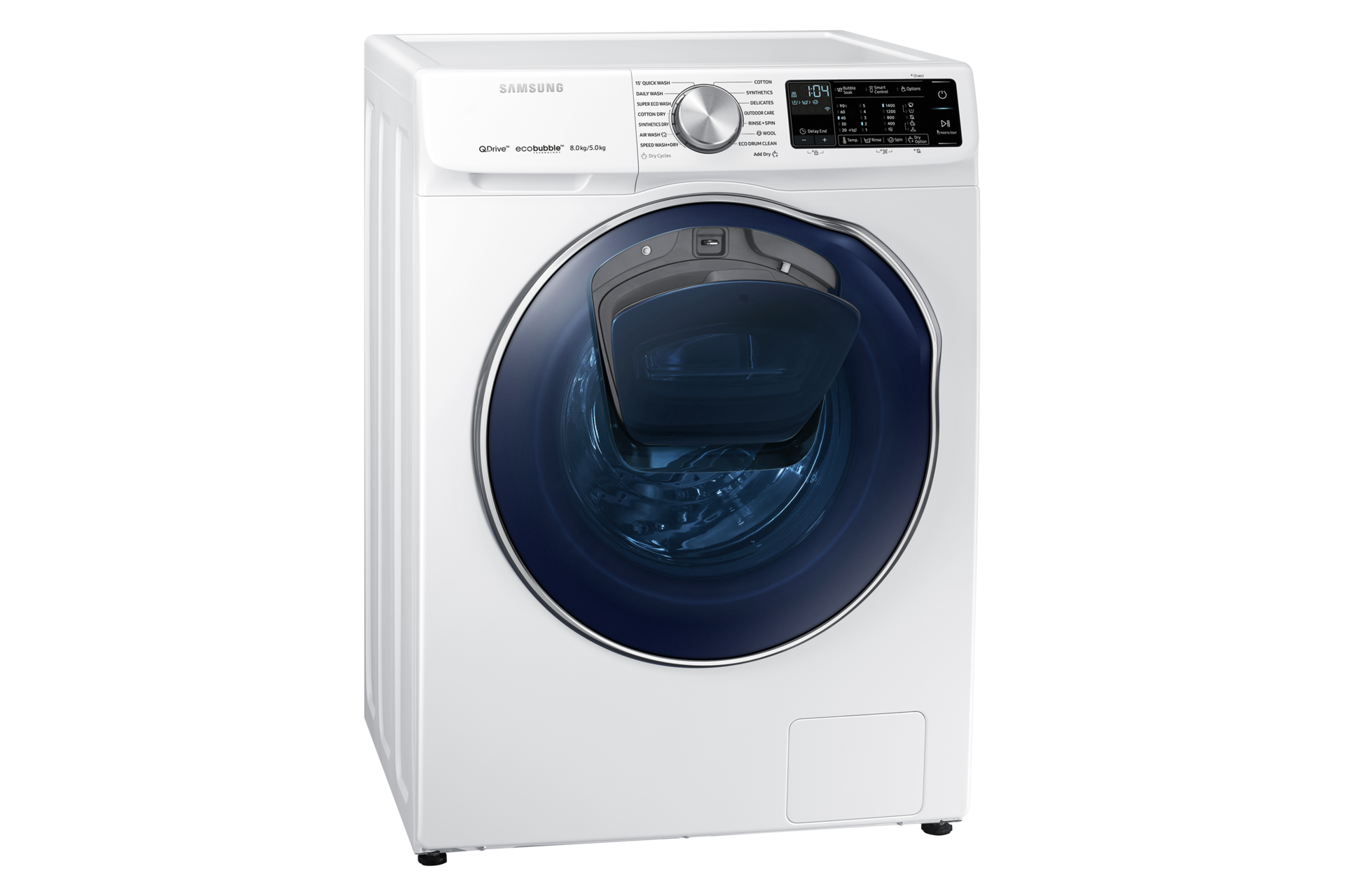 Samsung WD6800 QuickDrive™ Washer Dryer with AddWash™, 8kg Samsung UK