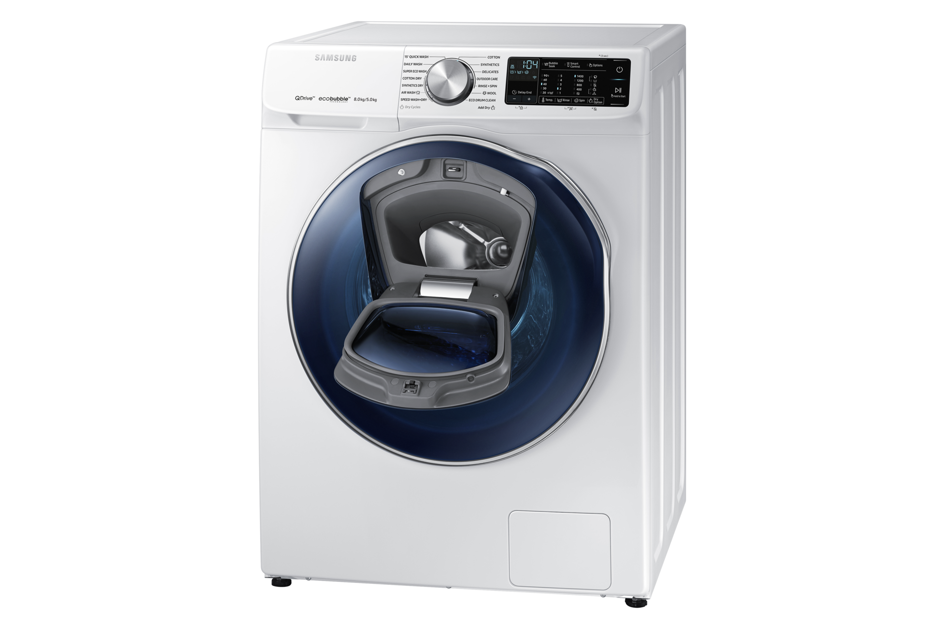 Samsung WD6800 QuickDrive™ Washer Dryer with AddWash™, 8kg Samsung UK