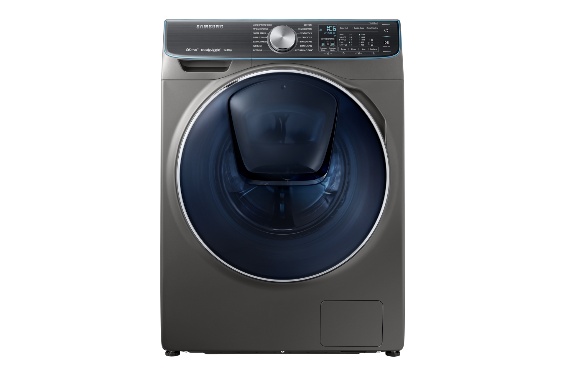 Quickdrive 10kg Washing Machine Inox Samsung Uk
