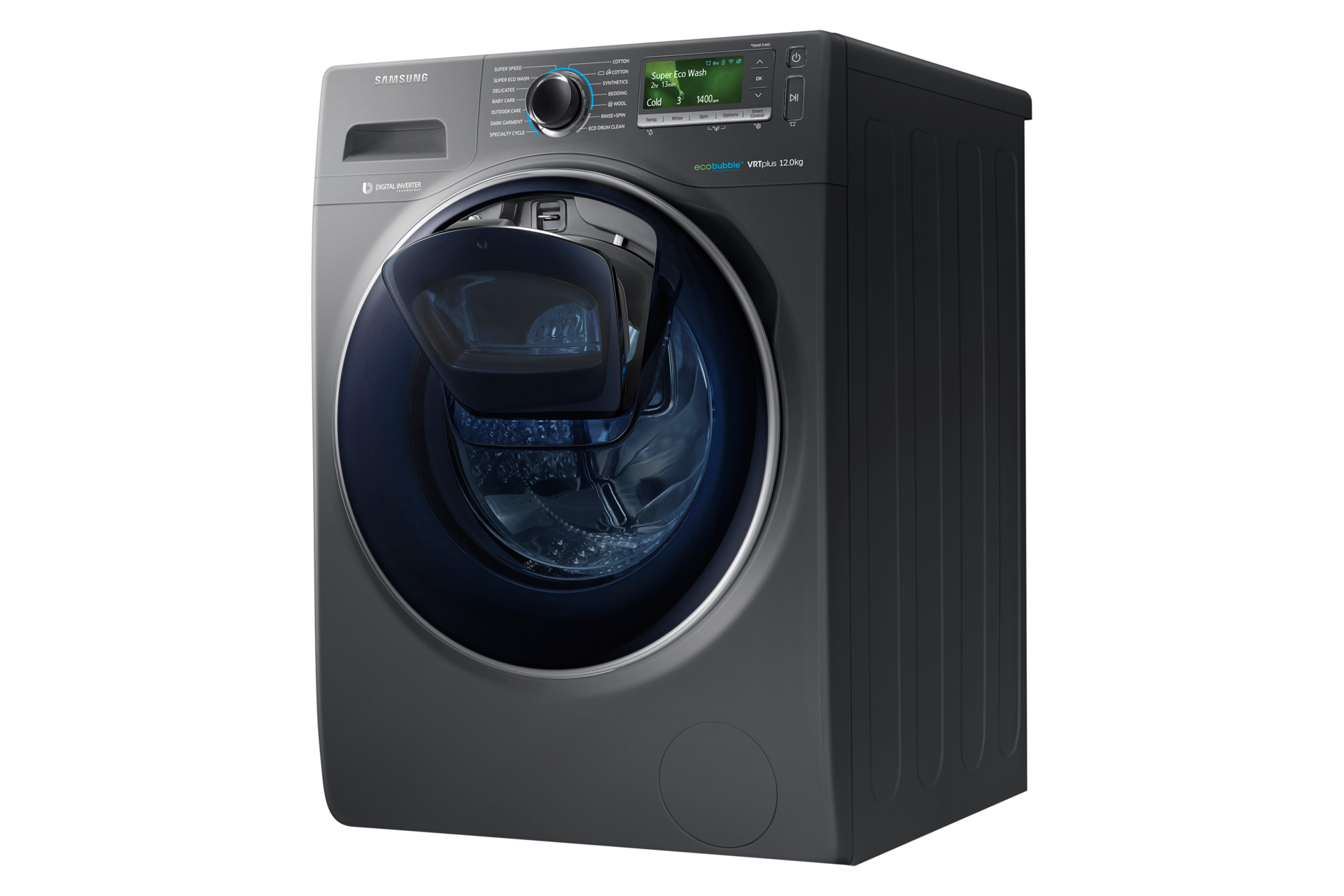 Ww8500 12kg A Washing Machine Wash Cool Save Energy Samsung Uk - dynamic gray