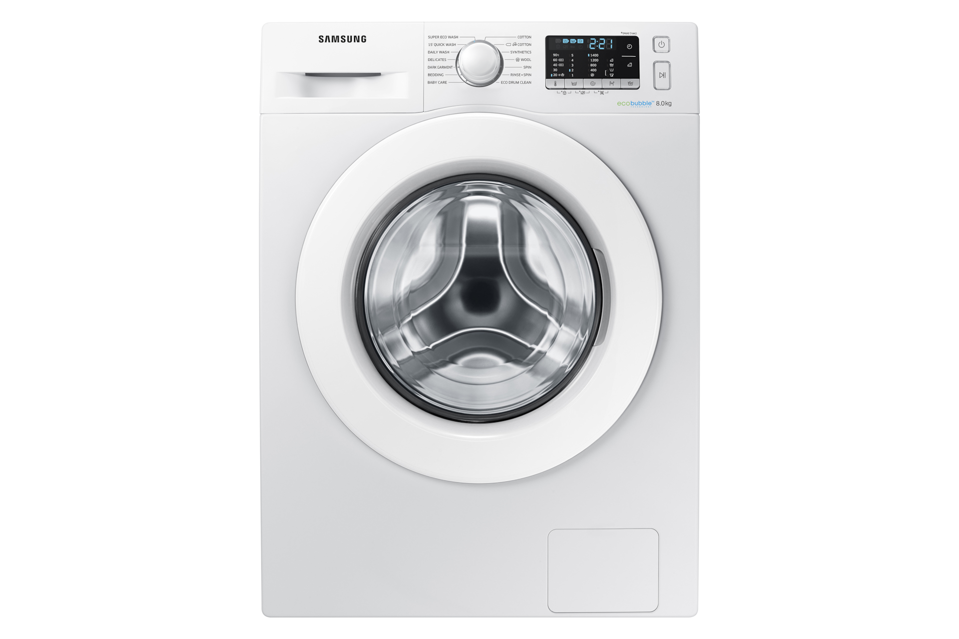 WW5000 Washing Machine with ecobubble™, 8kg | Samsung Support UK