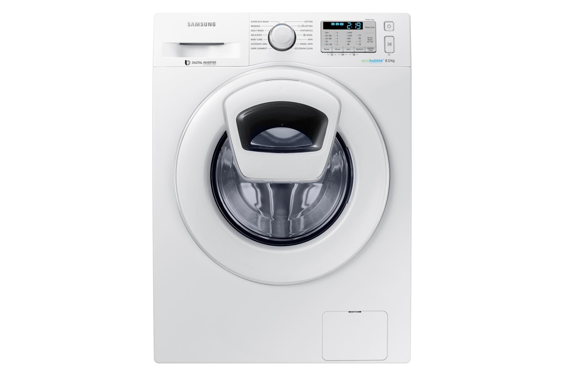 WW80K5413WW 8kg AddWash Washing Machine Samsung UK