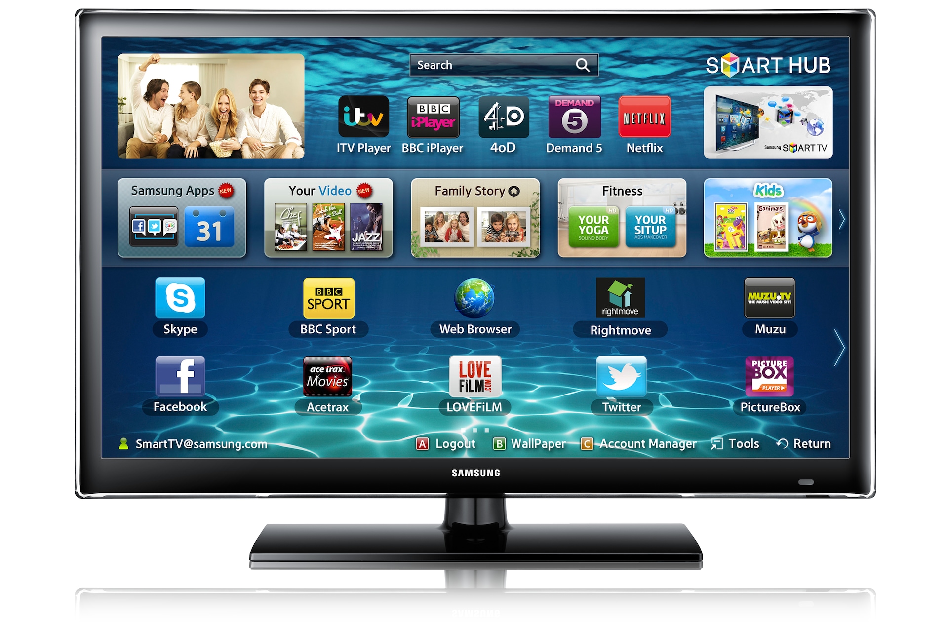 EH4500 Series 4 SMART LED TV Samsung Support UK