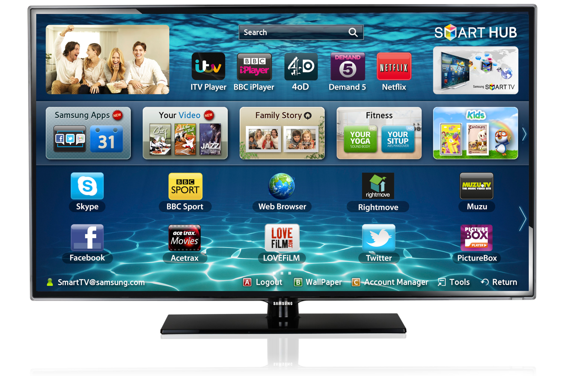 46 Es5500 Series 5 Smart Full Hd Led Tv Samsung Support Uk