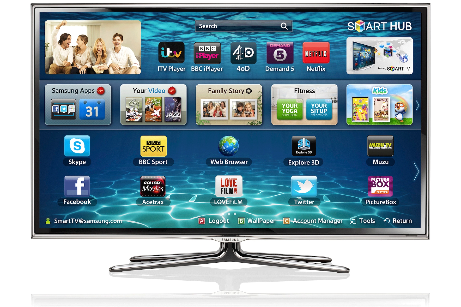 46" ES6800 Series 6 SMART 3D Full HD LED TV | Samsung Support UK