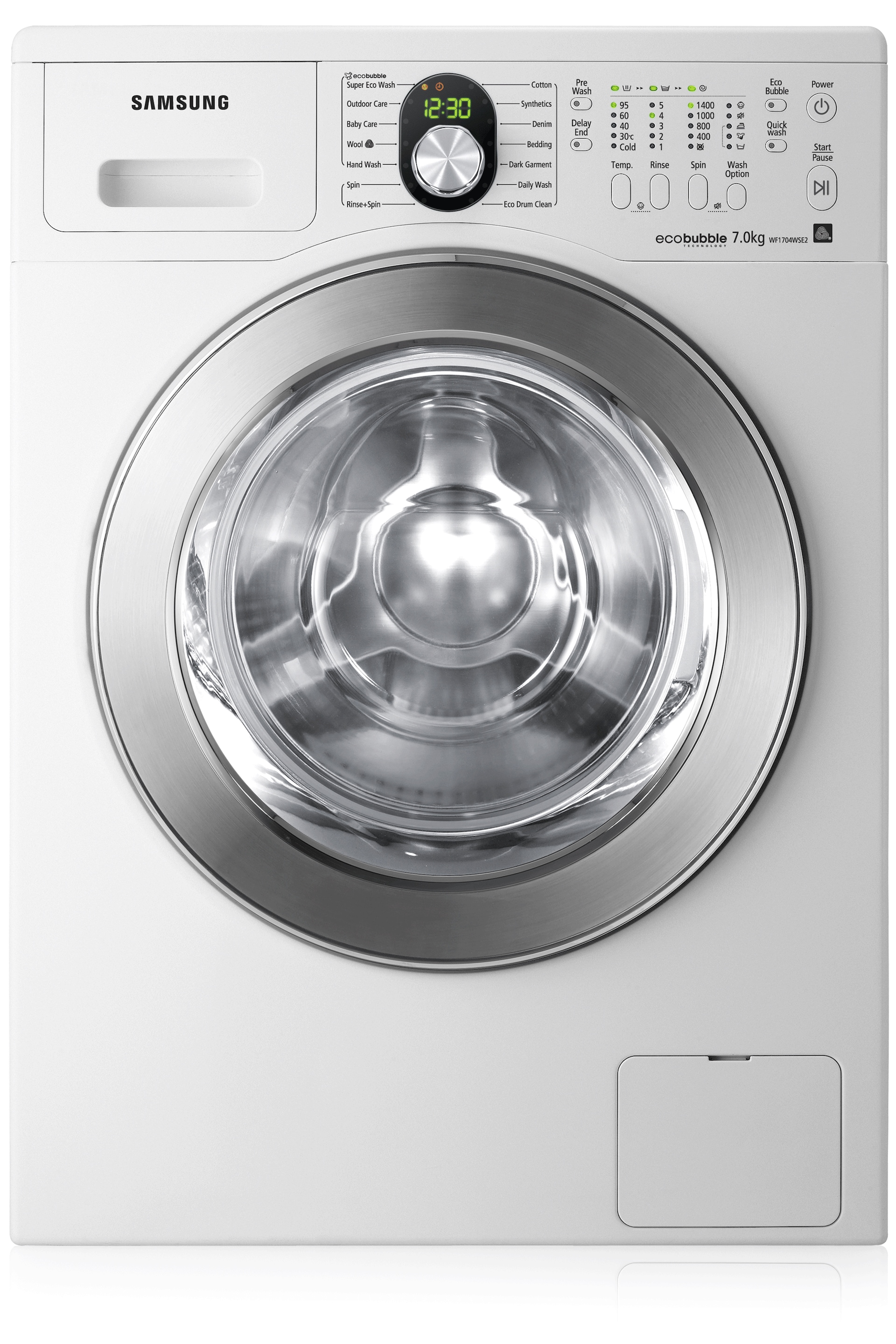 WF1704WSE2 1400rpm ecobubble VRT Washing Machine | Samsung Support UK