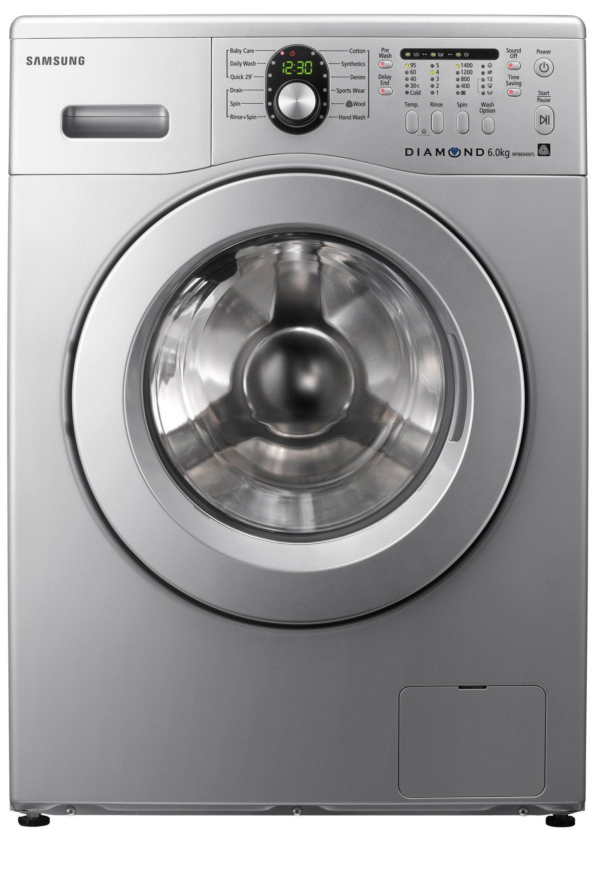 Aegis Washer with Volt Control, 6 kg, Silver | Samsung Support UK
