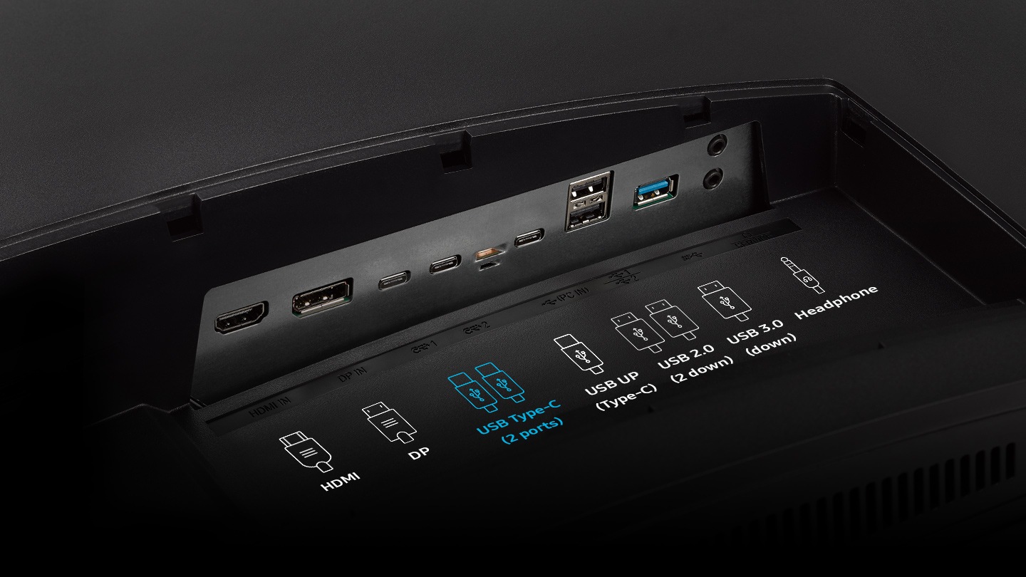 Dos puertos USB Tipo-C
