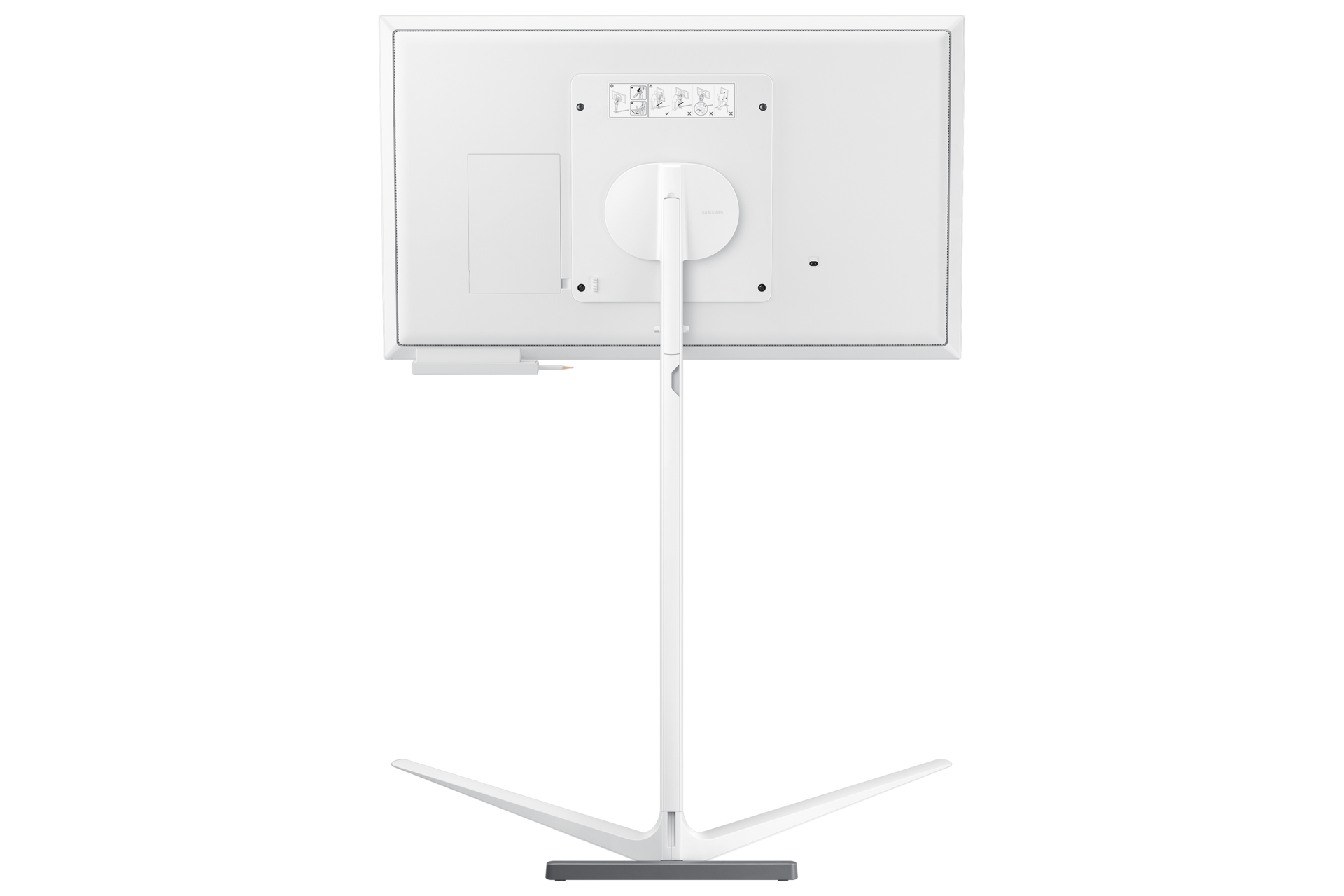 back white