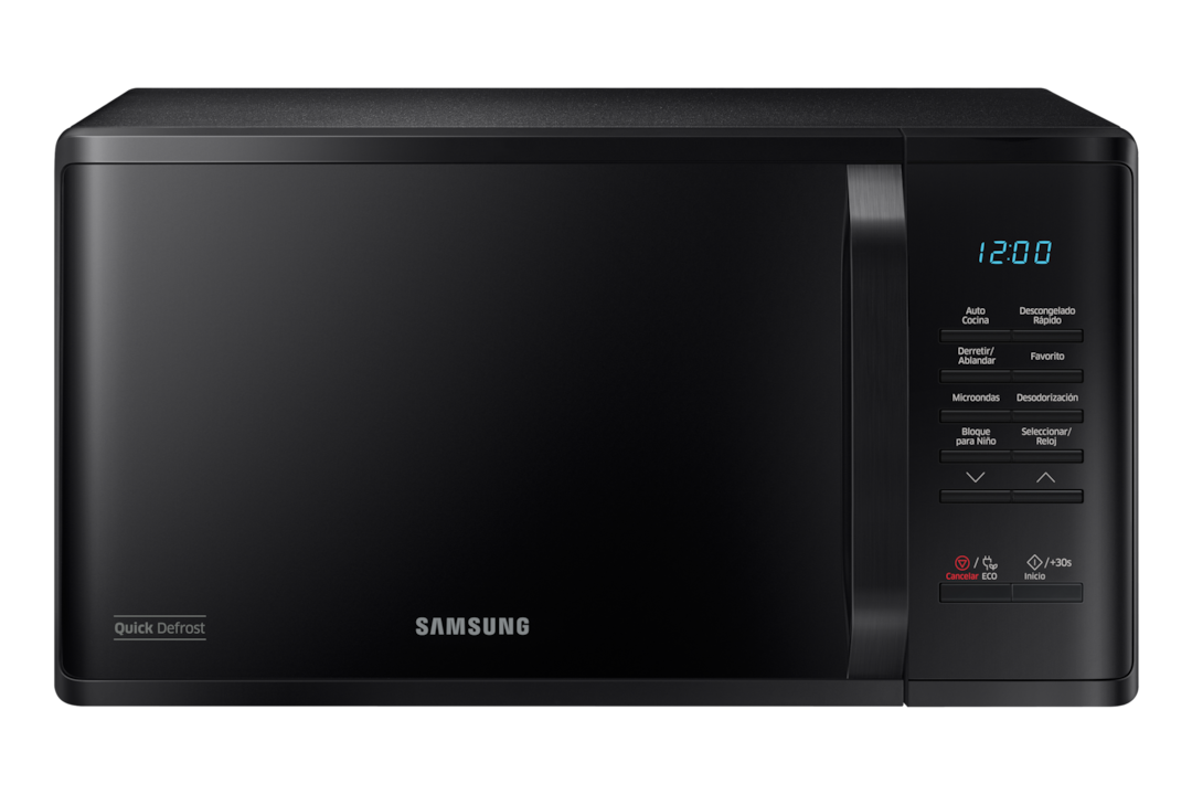 Microondas Samsung 23 L negro MS23K3513AK