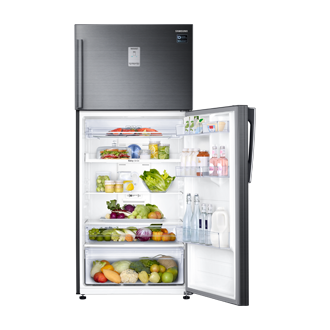 front-bottom-door-open-food Black