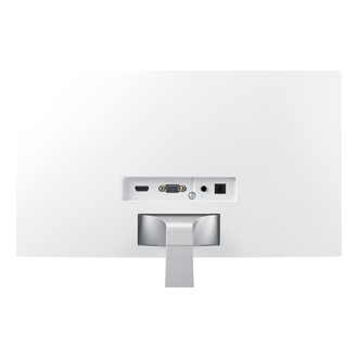 Xem chi tiết mặt sau màn hình LED Cong Samsung C27F397 với các cổng cắm HDMI IN, RGB IN, tai nghe, DC14V cùng chân đế SIMPLE!