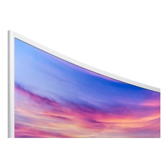 Xem chi tiết viền máy màu trắng White High Glossy với đường cong hoàn hảo của màn hình LED Samsung 27F397 & tham khảo giá SP!