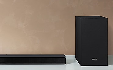 T550 Soundbar and subwoofer a