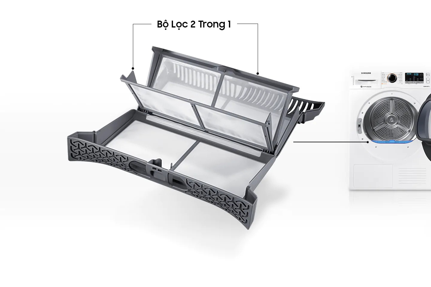 Lọc Sạch Xơ Vải và Bụi Bẩn