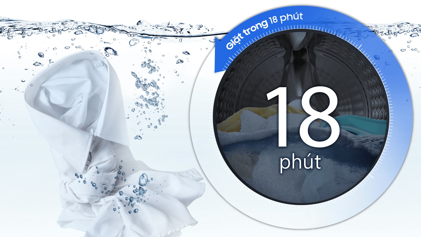 Giặt Siêu Nhanh 18 Phút