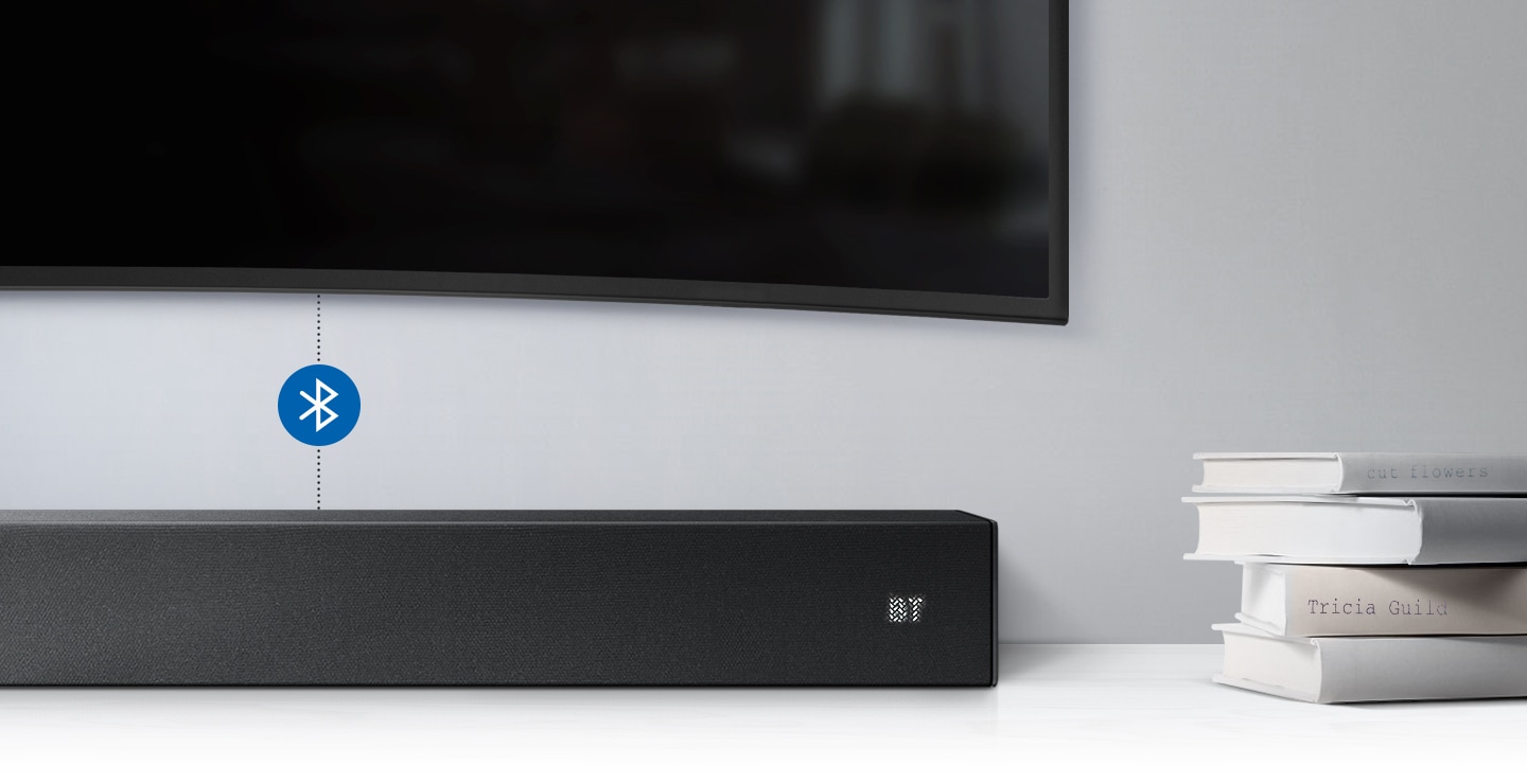 Loa thanh soundbar Samsung 2.1 HW-R450 200W Kết Nối Không Dây Với TV