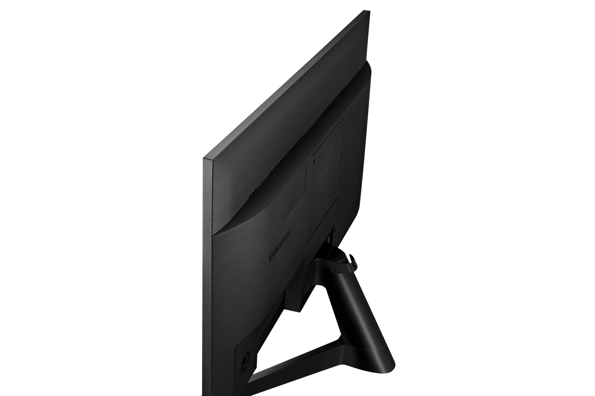 Xem màn hình Samsung LED Monitor tràn viền 3 cạnh LF24T350 từ phía sau, ở góc nhìn nghiêng bên phải & đặt mua tại Samsung VN!