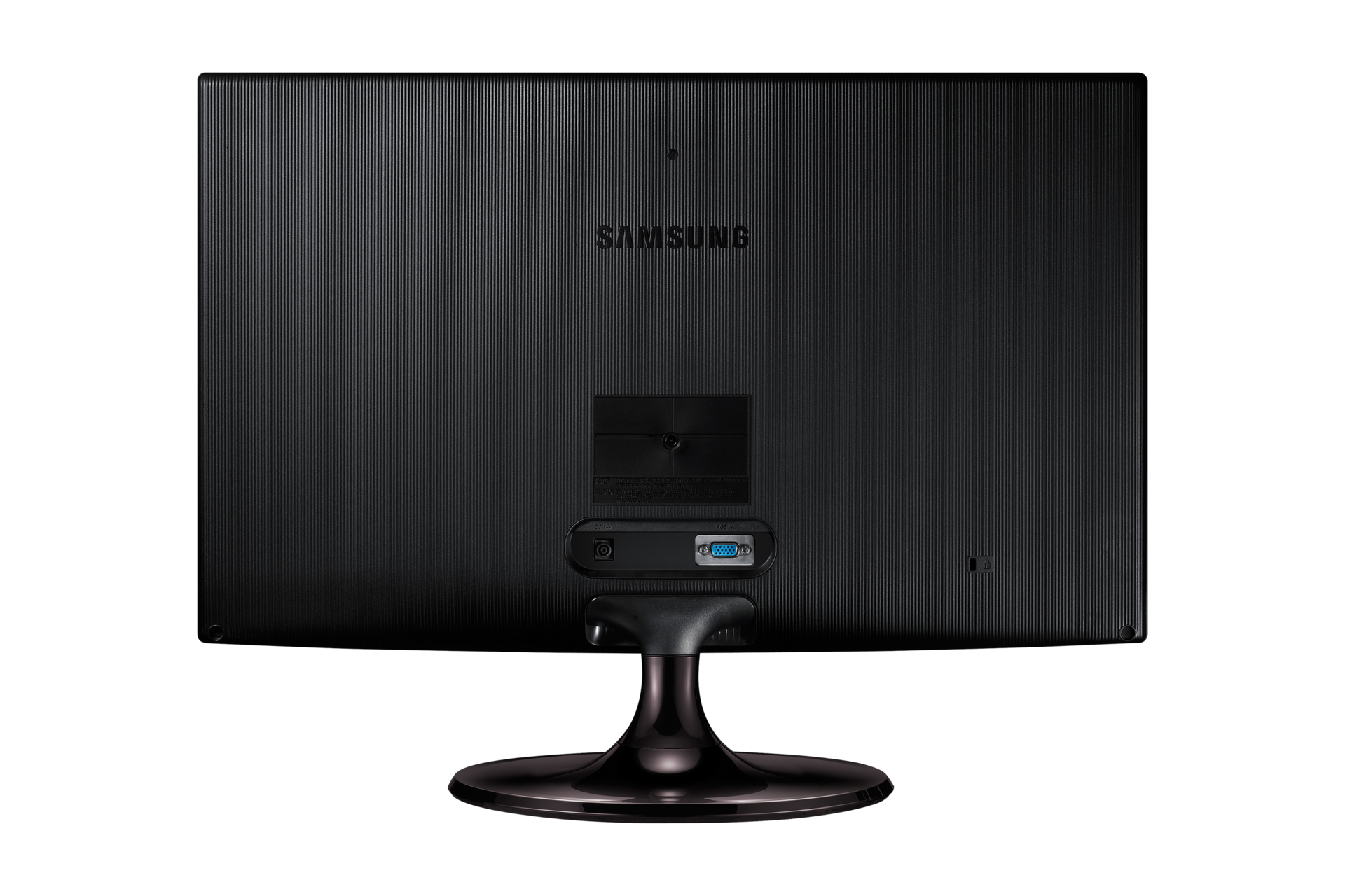 Xem mặt sau màn hình máy tính LED S20D300 với các cổng kết nối được xếp đặt tinh giản, gọn gàng. Đặt mua hàng tại Samsung VN!