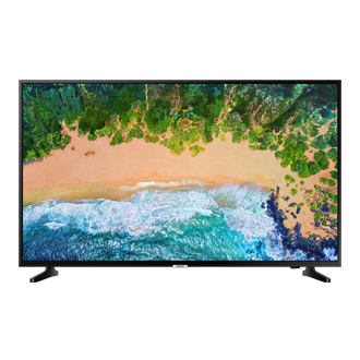 Mặt trước của tv Samsung 50 inch 4K UHD NU7090. Xem giá ti vi Samsung mới nhất và mua ngay!