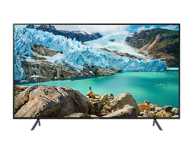 Mặt trước của tivi Samsung 43 inch 4K RU7200. Xem giá ti vi Samsung mới nhất và mua ngay!