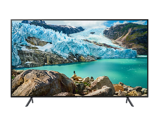 Mặt trước của tivi Samsung 70 inch 4K UHD RU7200. Xem giá ti vi Samsung mới nhất và mua ngay!