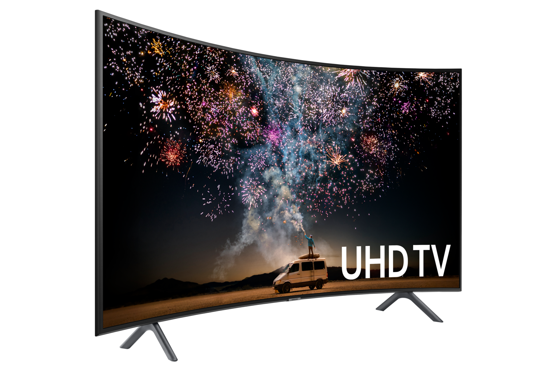 Smart Tivi màn hình cong Samsung 4K UHD 55 Inch tăng cường độ sâu tự động, cho phép người dùng trải nghiệm hình ảnh đỉnh cao và sống động bao trùm mọi giác quan