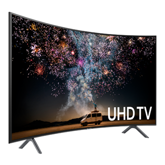 Smart Tivi màn hình cong Samsung 4K UHD 55 Inch tăng cường độ sâu tự động, cho phép người dùng trải nghiệm hình ảnh đỉnh cao và sống động bao trùm mọi giác quan