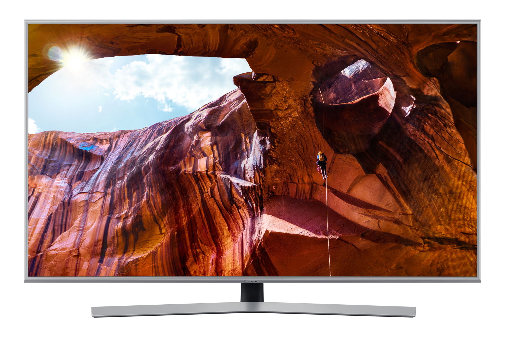 Mặt trước của smart tivi samsung 4k 65 inch ua65ru7400. Xem giá ti vi Samsung mới nhất và mua ngay!